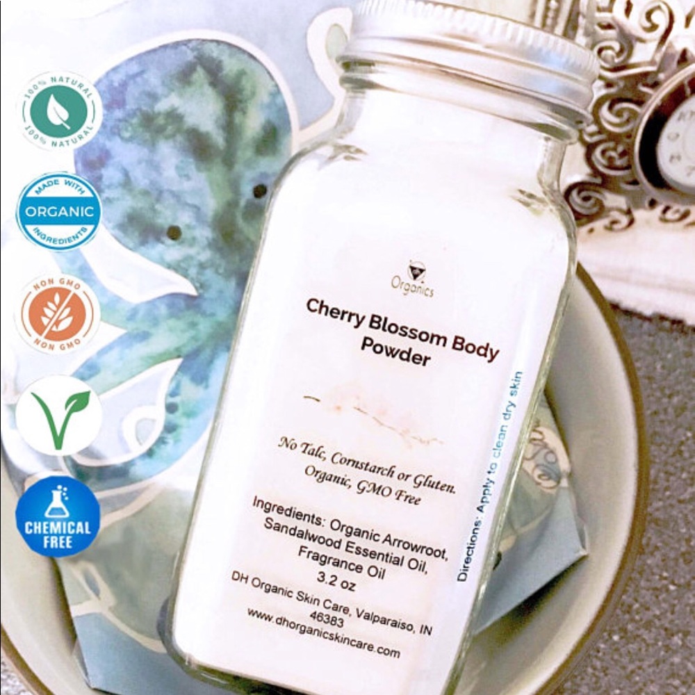 Organic Cherry Blossom Body Powder